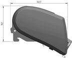 Thule Omnistor Dachmarkise 6300, Mystic Grau, Gehäuse weiß, 260cm