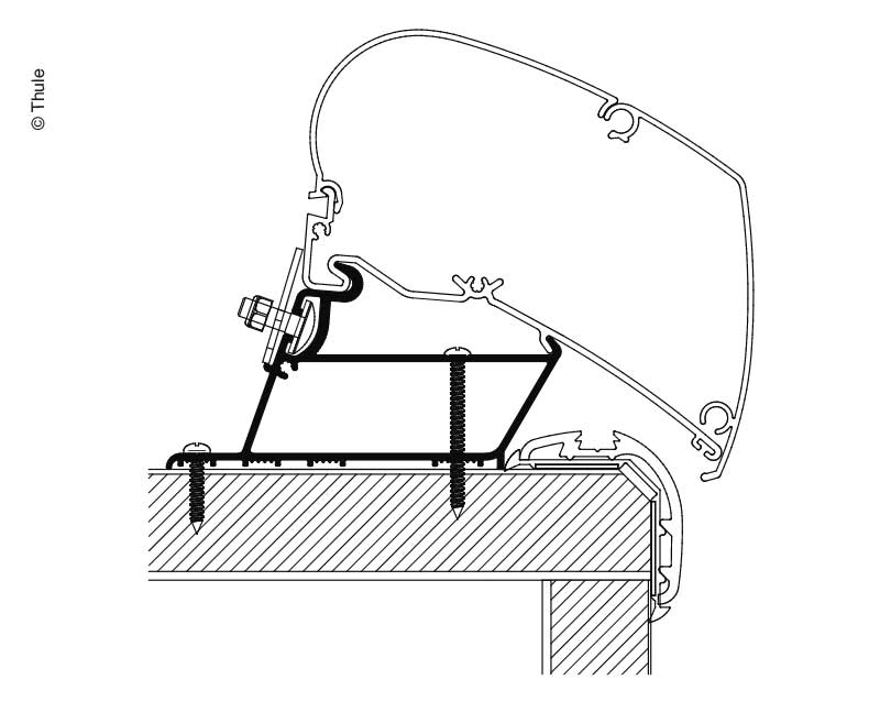 Adapter Malibu Roof 450cm