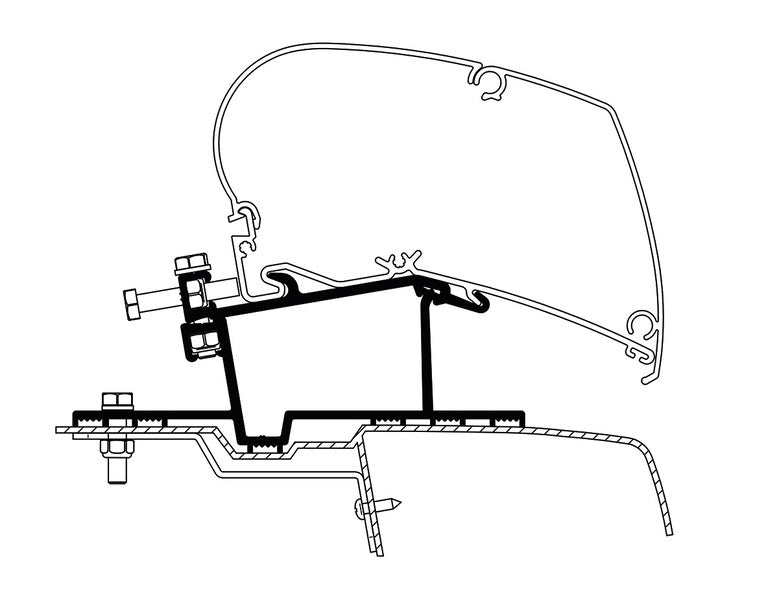 Thule Adapter Omn. 6002/ 6900 für Renault/Opel
