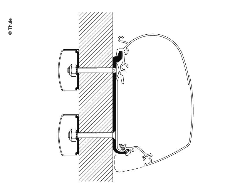 Thule Adapter Fiat 3,5 m