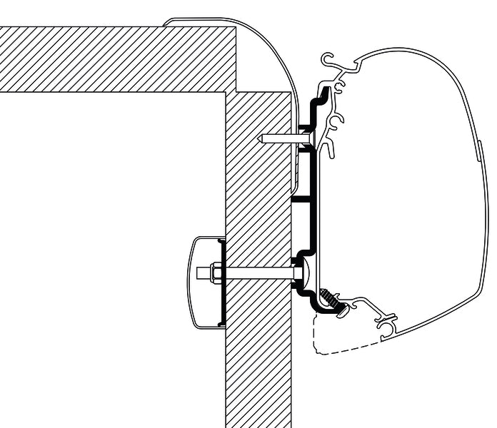 Adapter Frankia 350cm