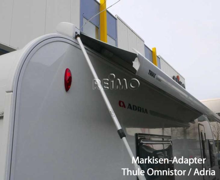 Markisen-Adapter Thule-Omnistor Dachmarkisen 2,5 - 6 m an Adria Wohnwagen