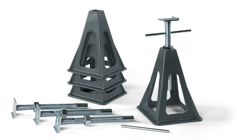 StÃ¼tzbockset fÃ¼r Wohnwagen Kunststoff 4er Set