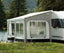 Safari Panorama 300cm für Omnistor 5200. Schwarz/Silber, Anbauhöhe M = 230-244cm