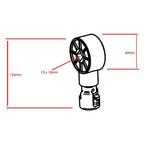Thule Kurbelgetriebe für Omnistor 5200 5002 5003 V10