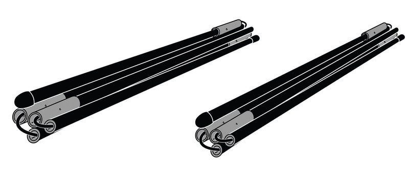 Thule Fixierungs-Set zum Verspannen der Seitenwände von Quickfit Zelten