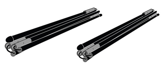 Thule Fixierungs-Set für Seitenwände von QuickFit Zelten, 2 Stangen