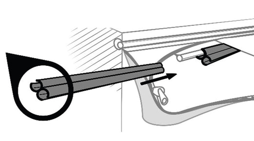 Thule Montageset für Caravanmarkise Omnistor 6200 und 9200