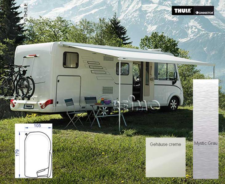 Thule Wandmarkise 8000 Länge: 4,5m Gehäuse cremeweiÃ,