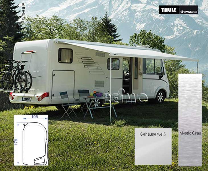 Thule Wandmarkise 8000 5,5m Saphir blau Gehäuse weiÃ