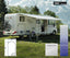 Thule Wandmarkise 8000 4,0m Gehäuse weiß Saphir Blau