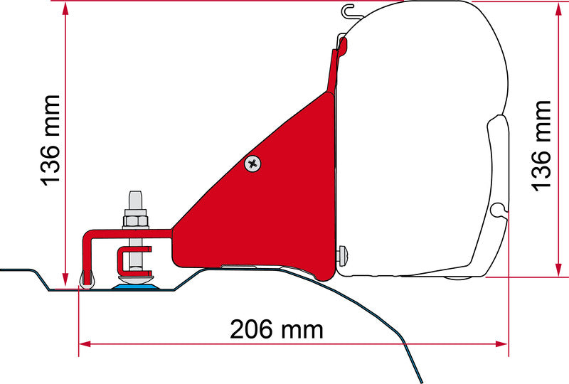 Markisen-Adapter für F45S und F45L&nbsp;