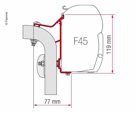 Fiamma F.Adap.F45 Hymer Van/B2