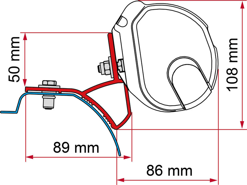 Adapter F35 Tra.,Viv.ab15