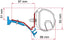 Fiamma Adapter Ford Custom Capland/Capfun für F35