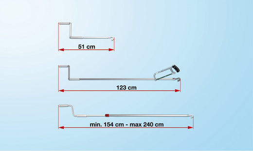 FIAMMA Handkurbel 154-240cm