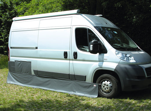 Fiamma Reisemobilschutz, Windblende, Schutzplane, Bodenschürze