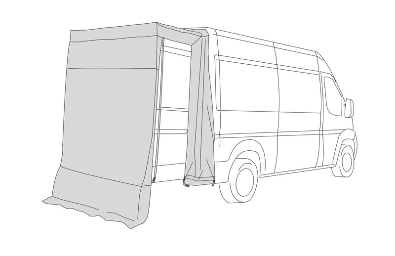 Für Hecktür von Ducato und Peugeot Boxer ab 2006