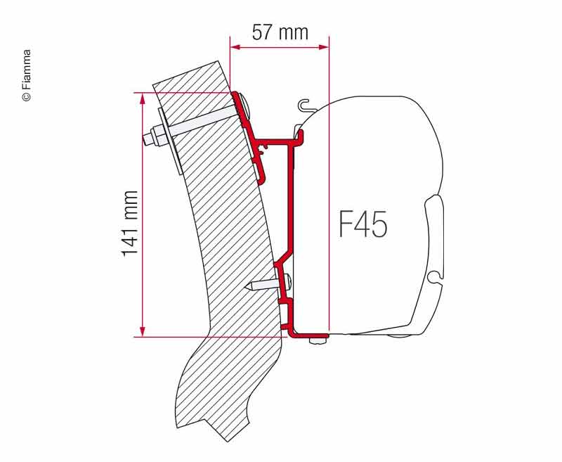 Markisen-Adapter Wingamm Oasi 300m