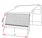 Sunview XL Vorderwand F80L, 325cm