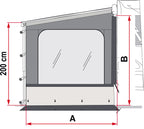 Side W Pro F80L XXL - Seitenteil f.Mark.F80L XXL Anbauhöhe 281-310cm