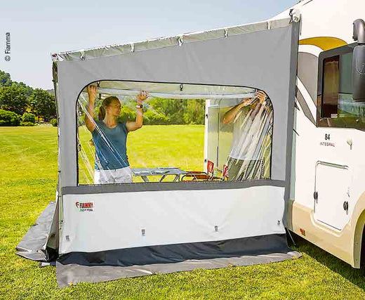 Fiamma Side W Pro Shade Seitenteil links mit Verdunkelung f.Markise F45,F80,F65L