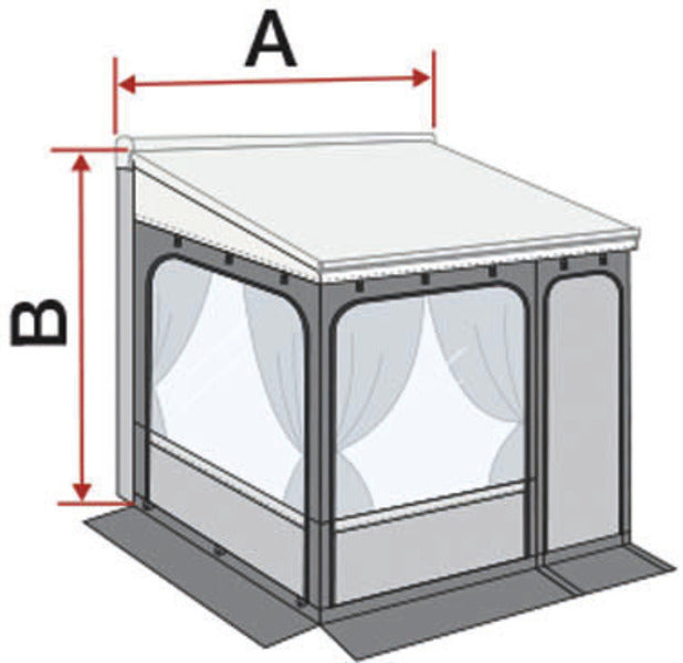 Fiamma Markisenvorzelt Privacy Room Van 260 für F45
