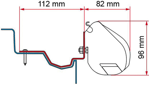 Fiamma Adapter für F35PRO