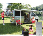 F45S 260 Spezialmarkise T5 Multivan/Transporter,Deep Black.,Royal Grey