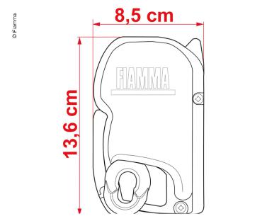 Fiamma Markise F45S 4,0m Royal Grey, Geh. Deep Black