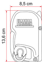 Die innovative und kompakte Markise von italienischem Design - Mit 2 Front-Kederschienen