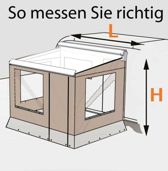Markisenvorzelt CampRoom 500 5,5m 200-230cm