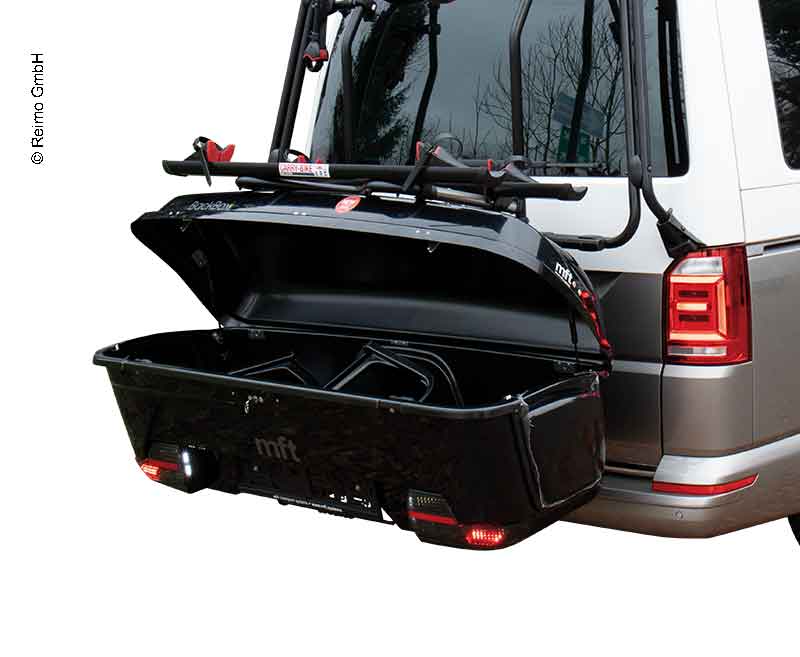 BackBox fÃ¼r BackCarrier Black, Transportsystem fÃ¼r AnhÃ¤ngerkupplung