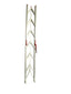 CARBEST faltbare Leiter mit 6 Stufen, 150kg belastbar, aus Aluminium, 2.1m lang