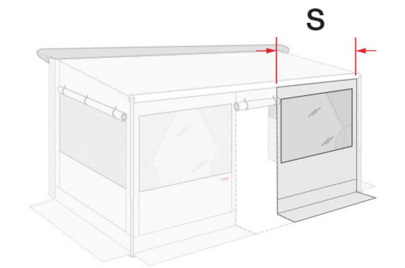 Fiamma Front Panel Light 130 für CStore / XL - Mit Fenster