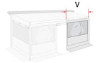 Fiamma Front Panel Light 190 für CStore XL - Mit Fenster