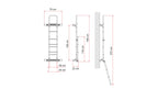Fiamma Befestigungsprofil Kit Bars Deluxe DJ Crafter ab 2017 - Silber