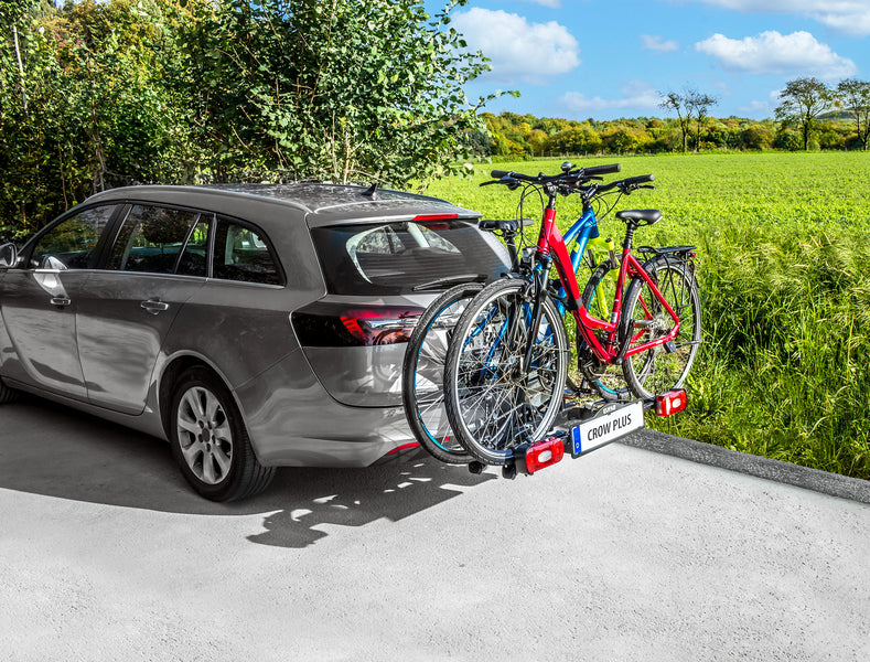 Zum Transport von 2 Fahrrädern auf der Anhängerkupplung (Erweiterung auf 3 möglich)