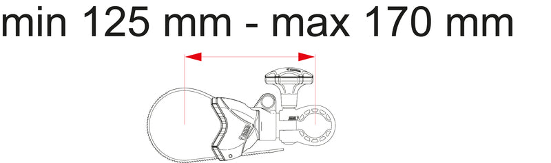 Ein einfaches und wirksames System zur Befestigung des Fahrradrahmens am Carry-Bike