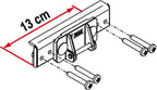Das <em>Kit</em> für die oberen Halterungen von <em>Dethleffs</em> Wohnmobilen lässt sich an die serienmäßigen Halterungen anpassen. Zur Verwendung mit dem Carry-Bike Pro. Obere Anpassungstücke