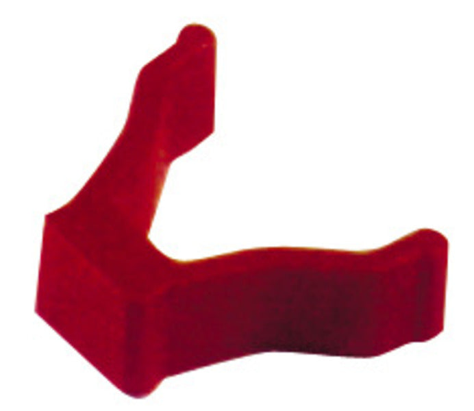 Schienenabdeckung rot