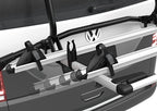 2-Bike Heckklappen-Fahrradträger zur Rahmenmontage, schwarz. Schnelle und einfache Montage