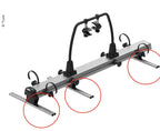 Schienen zur Montage des Thule VeloSlide Fahrradträgers in Ihrer Garage