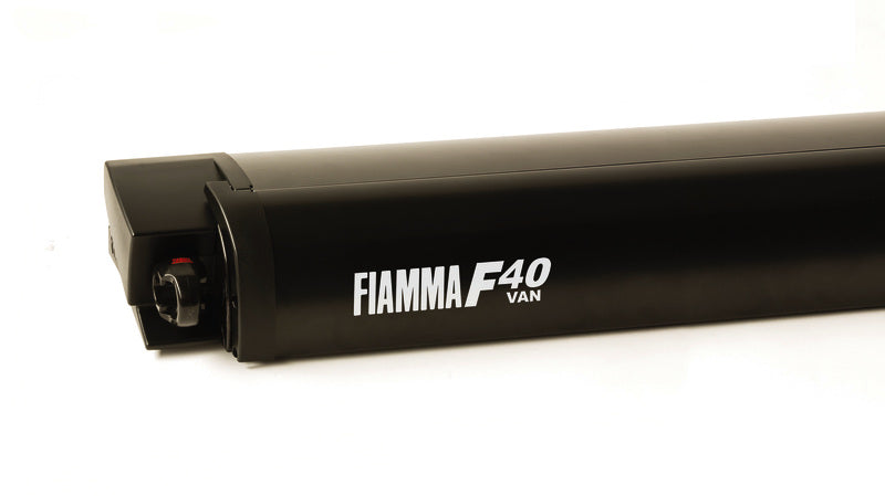 Fiamma F40van Dachmarkise für VW T5 / T6 - - Tuch Royal Grey - Gehäuse Depp Black - 2,1 m