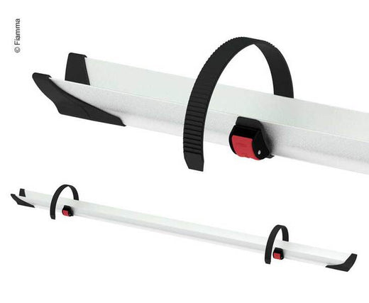 Fiamma Rail Quick Pro Fahrradschiene 128 cm - Schwarz