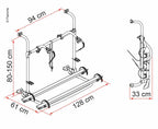 Heckträger Carry Bike Pro Autotrail, max. Traglast 40kg