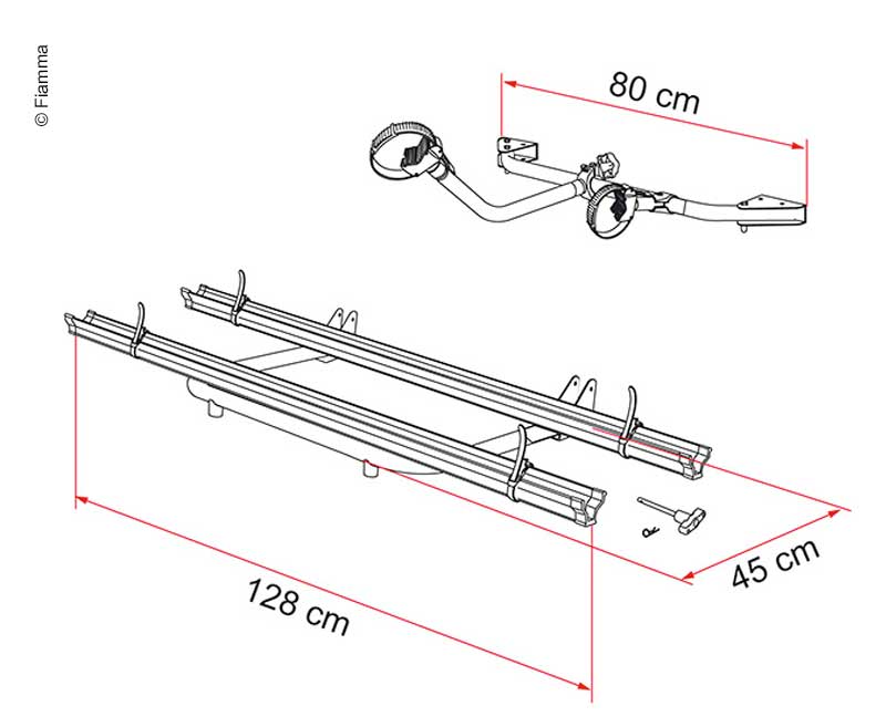 Carry Bike Garage Standard für 2 Räder, max. 3 Räder, Traglast max. 50kg