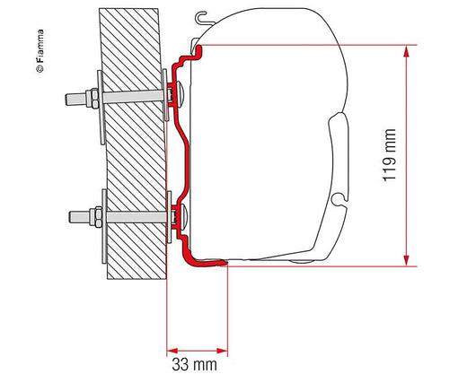 Fiamma Markisen-Adapter Hymer ab 2016 F45 450cm