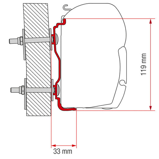 Adapter - Hymer-Kit für F45/F70 ab 2016