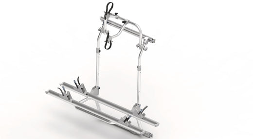 Fiamma Carry-Bike EuroCarry Fahrradträger für Ford Transit für 2 Fahrräder, ab2014, Silber